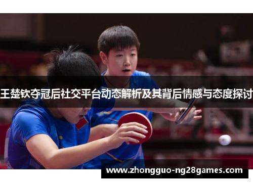 王楚钦夺冠后社交平台动态解析及其背后情感与态度探讨